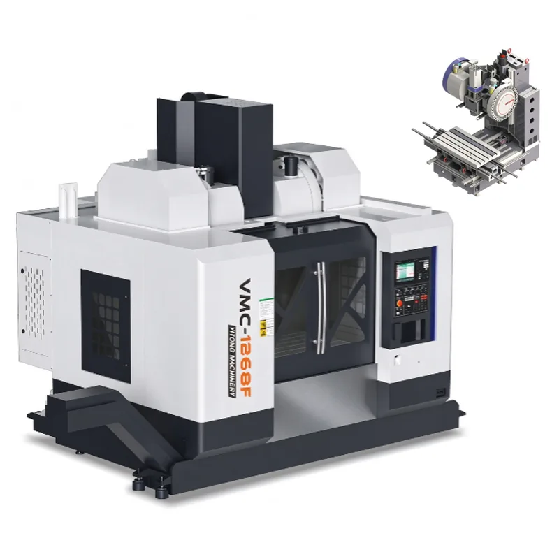 Double Tool Magazine Vertical Machining Center